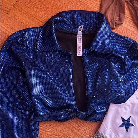 Blue and White DCC Cheerleader Costume Dallas Cowboy - everything you need!!!! - Picture 5 of 9